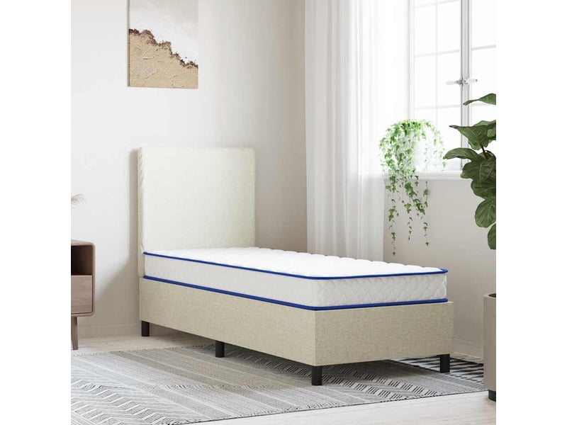  Matelas confort, matelas en mousse à mémoire de forme blanc 80x200x17 cm doux  - Conforama B