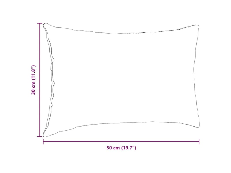  Lot de 2 coussins de canapé, coussins décoratifs bleu police 50 x 30 cm cf59019  - Conforama E