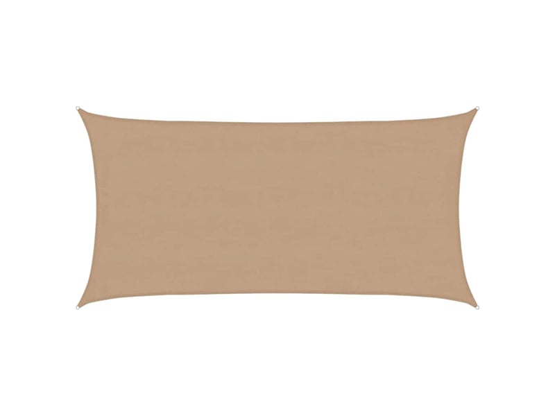 Voile d'ombrage - voile d'ombre - voile parasol 160 gm² taupe 4x7 m pehd  - Conforama A