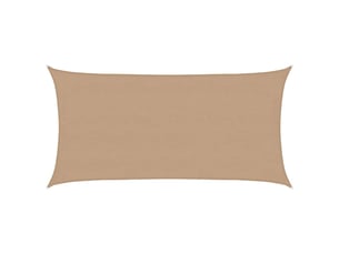 Voile d'ombrage - voile d'ombre - voile parasol 160 gm² taupe 4x7 m pehd