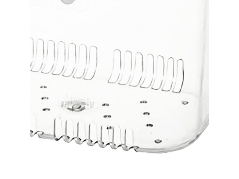  Panier de douche mignon, simple et grande capacité, étanche, design creux, portable, transparent, pour salle de bain  - Conforama E