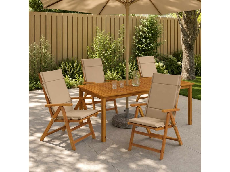  Lot de 4 coussins de chaise à dossier haut  gemert cf59307  - Conforama B