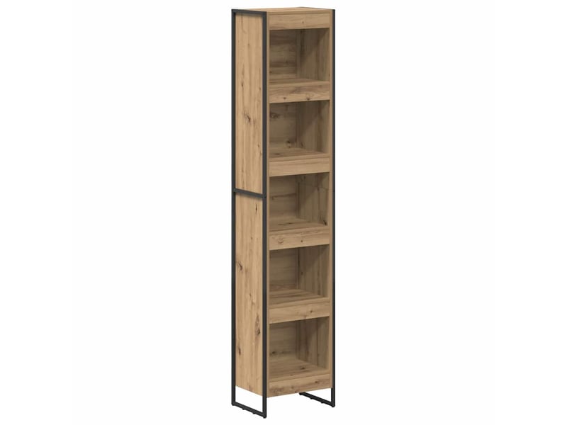  Bibliothèque, armoire à livres 40 x 30 x 189,5 cm bois d'ingénierie chêne artisan  - Conforama A