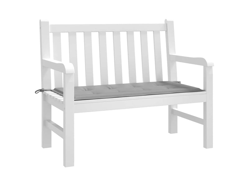  Coussin de banc de jardin, coussin d'assise gris 120x50x3 cm tissu oxford cf52724  - Conforama C