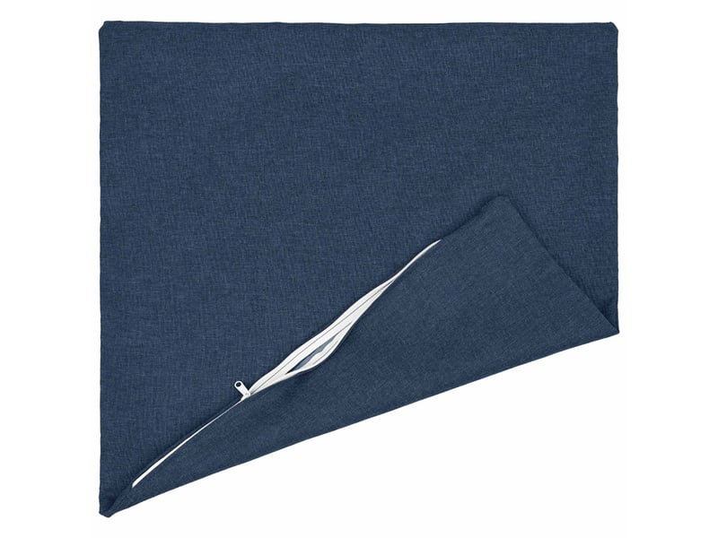  Lot de 2 coussins avec oreiller, coussins décoratifs heerlen bleu tissu cf50181  - Conforama C