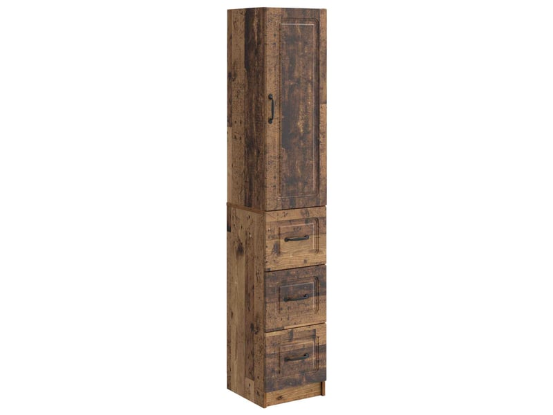 Ensemble de meubles 2 pcs, rangement de salon 33 x 34,5 x 87 cm bois d'ingénierie shl2768 - Conforama A