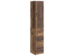 Armoire <strong></strong> <strong></strong> coloris bois clair largeur 33 cm