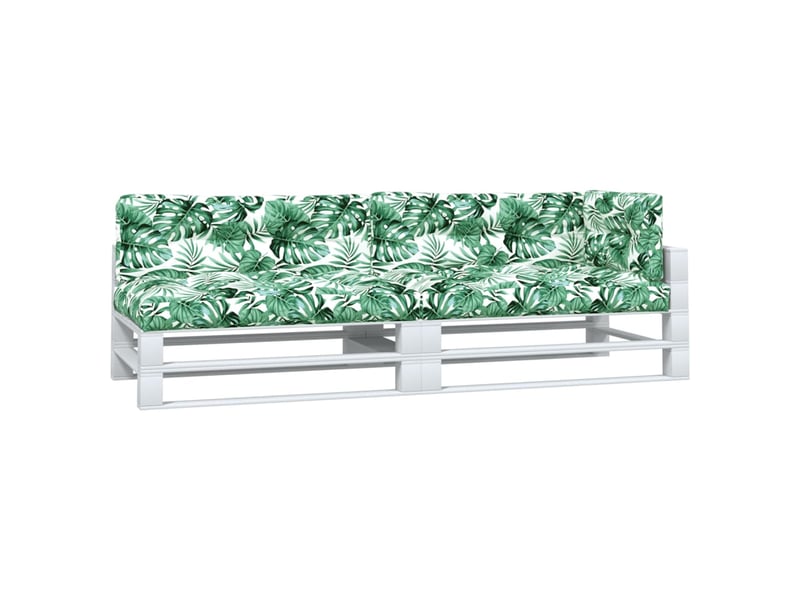  Lot de 5 coussins de palette, coussins de canapé motif de feuilles tissu cf59475  - Conforama C