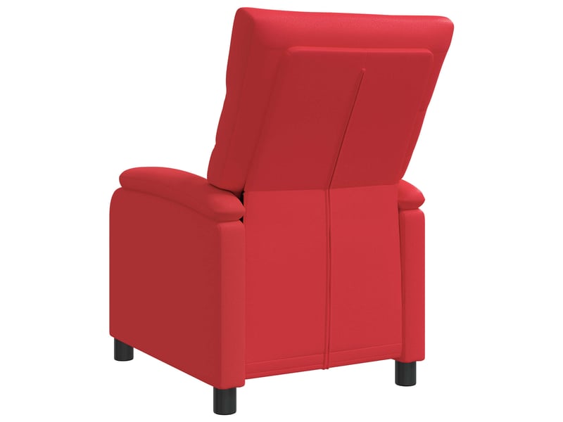  Vidaxl fauteuil inclinable rouge simili cuir  - Conforama E