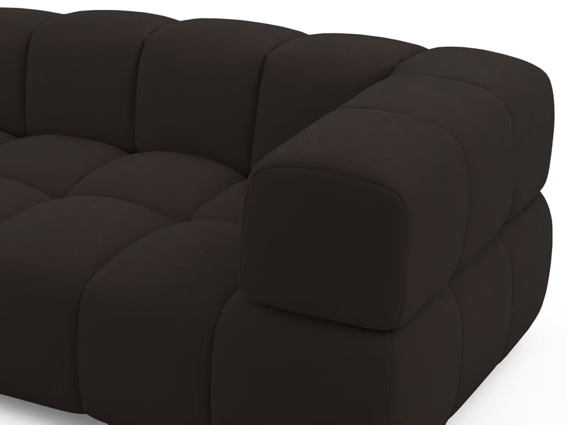  Selsey hollme - canapé - 190 cm - velours marron Hollme - Conforama D