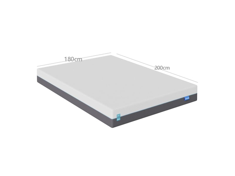  Chicasa 180x200 matelas mémoire,épaisseur 21cm,7 zones de confort,réversible ultra respirant,couvercle extérieur amovible Réversible Ultra respirant - Conforama C