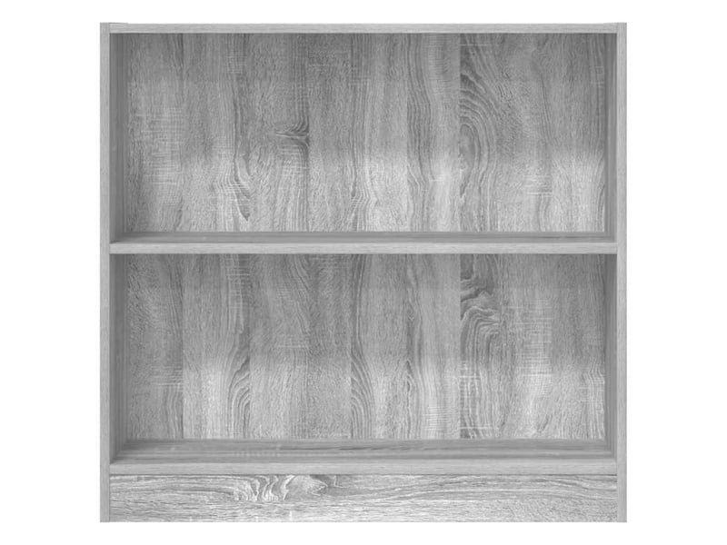  Bibliothèque, meuble de rangement salon sonoma gris 80x24x76 cm bois d'ingénierie  - Conforama D