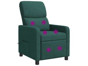 Fauteuil relax manuel VIDAXL  Tissu vert