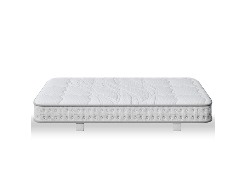  Matelas 7 zones taschenfederkern blanc polyester 90 x 190 cm  - Conforama A
