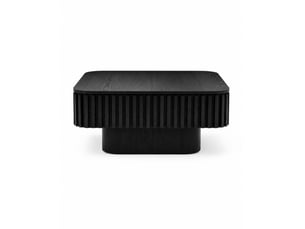 Table basse carré(e) coloris noir WISHDOR  - 75 cmx75 cm