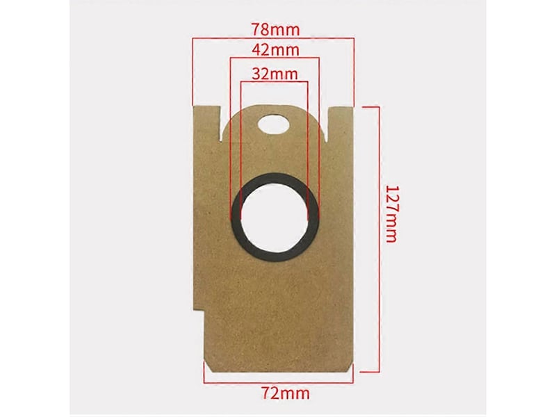  Replaceable accessories parts dust bags for r1 r1a robot vacuum cleaner robot vacuum cleaner parts 10pcs  - Conforama E