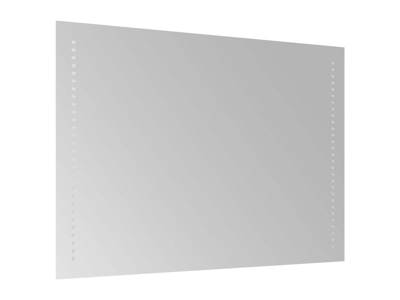  Miroir de salle de bain, miroir de toilette led transparent 70 x 50 cm verre trempé cf62607  - Conforama D