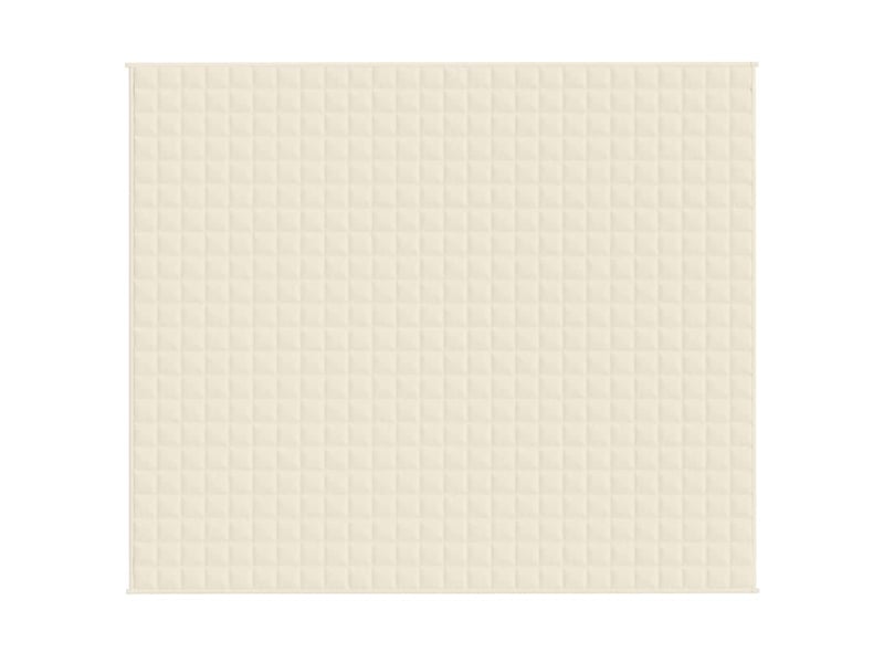  Couverture lestée adulte crème clair 220x260 cm 15 kg tissu shl89156  - Conforama C