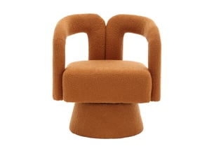 Pouf / repose pied MIVRAY orange