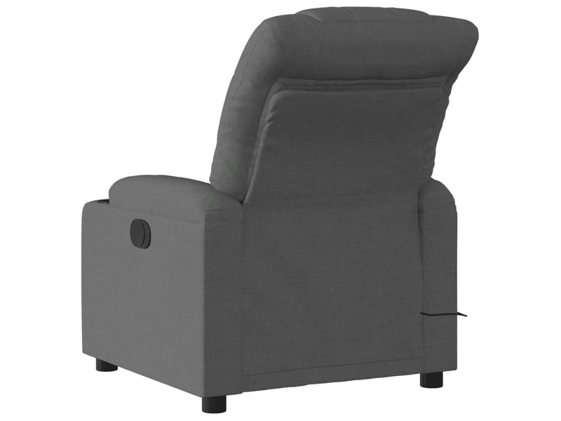  Fauteuil inclinable de massage électrique, fauteuil relax gris foncé tissu shl44183  - Conforama E