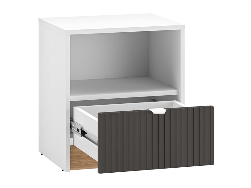  Selsey torino - table de chevet - 42 cm - blanc Torino - Conforama D