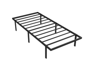 Lit avec rangement 90x200 cm <strong></strong>  <strong></strong> coloris noir