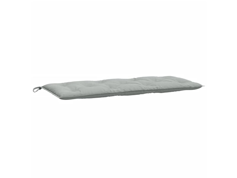  Lot de 2 coussins de banc de jardin, coussins d'assise gris clair mélangé tissu cf58658  - Conforama E