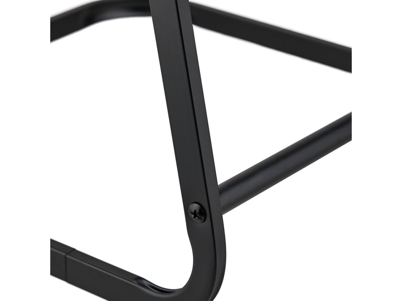  Portemanteau haut compact pratique pour entrée chambre 140 x 41 x 41 cm en fer noir 13_0018464  - Conforama D