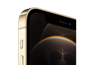 Smartphone iphone 12 pro max 256go or reconditionne excellent etat ecran super retina xdr triple camera pro lidar 4k hdr