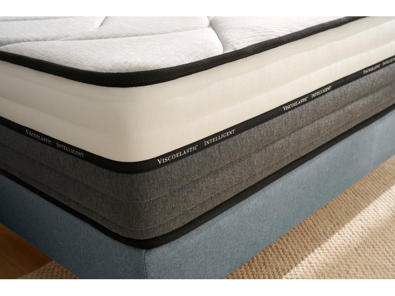  Matelas hybride à ressorts ensachés intelligent - mi-ferme, ressorts ensachés, mémoire de forme au gel 8435720066821 - Conforama D