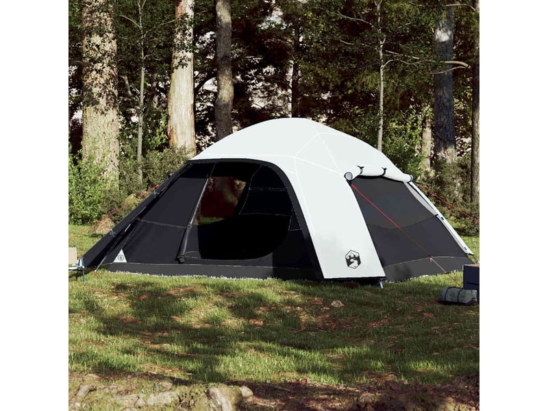  Tente de camping, tente familiale à dôme 6 personnes tissu occultant imperméable shl39597  - Conforama B