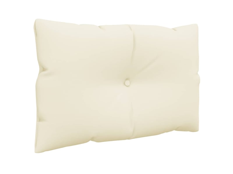 Lot de 3 coussins de palette, coussins de canapé crème tissu cf59671  - Conforama E