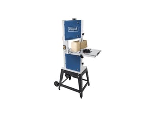 Scie a ruban 750 w hbs400 table telescopique extraction de poussiere