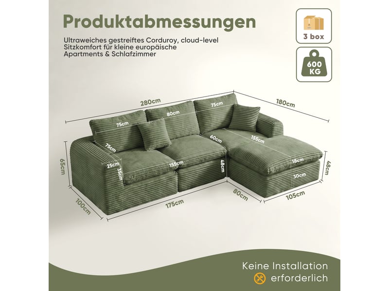  Canapé convertible, canapé-lit, format adapté au salon, usage quotidien, mobilier pour espace de vie, pour salon et séjour  - Conforama D