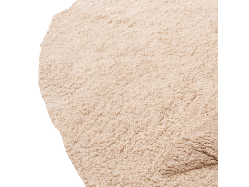  Tapis enfant iringal  beige clair ø 120 cm coton  - Conforama D