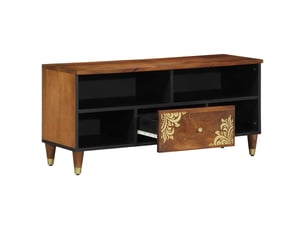 Meuble tv coloris marron 100 cm <strong></strong>  <strong></strong>