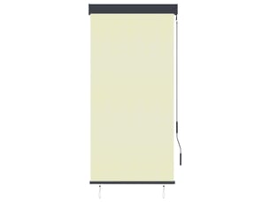 Store enrouleur, store roulant d'extérieur 80 x 250 cm crème cf47417
