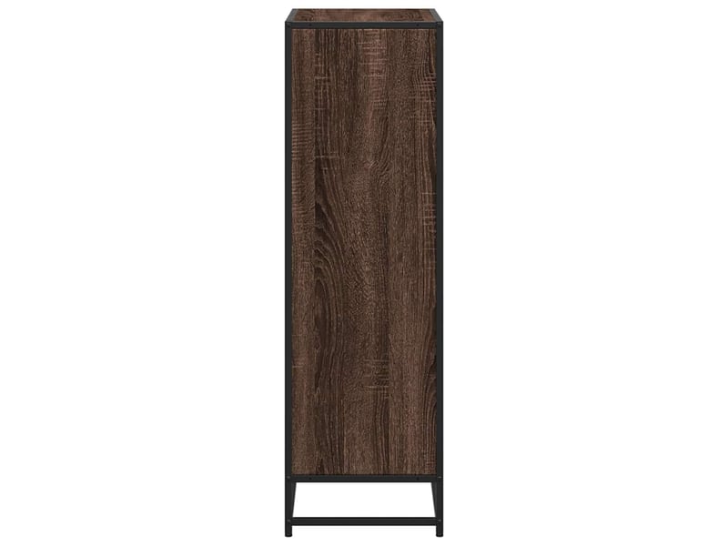  Bibliothèque, étagère de rangement chêne marron 65,5x33x107,5 cm bois d'ingénierie  - Conforama E