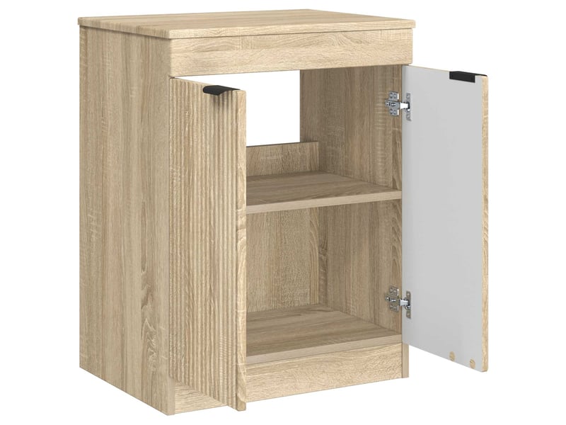  Armoire de salle de bain, meuble de rangement chêne sonoma 54x41x70 cm shl3751  - Conforama D
