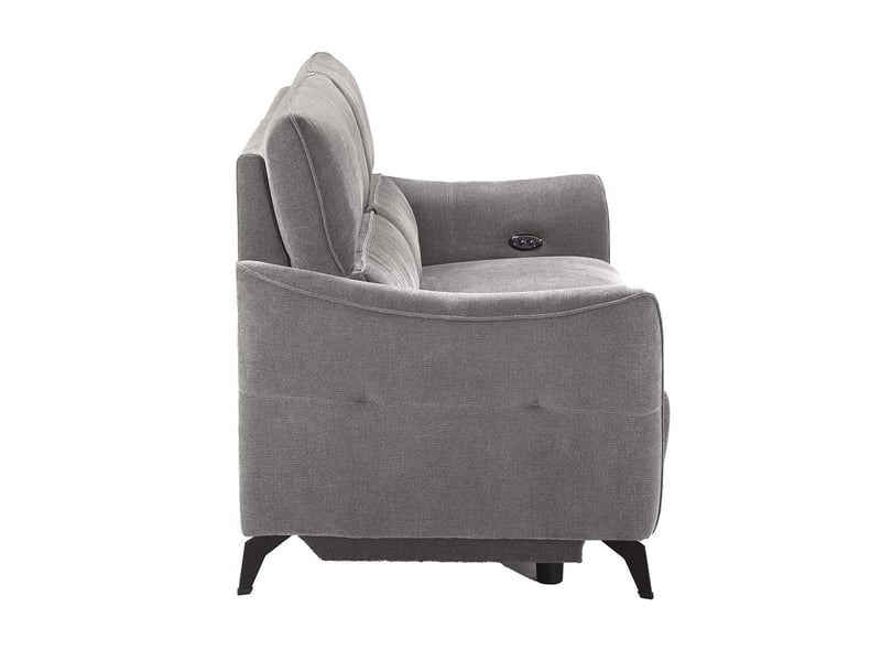 Canapé 3 places élec relax zéro gravity tissu waterproof gris - garios GARIOS - Conforama E