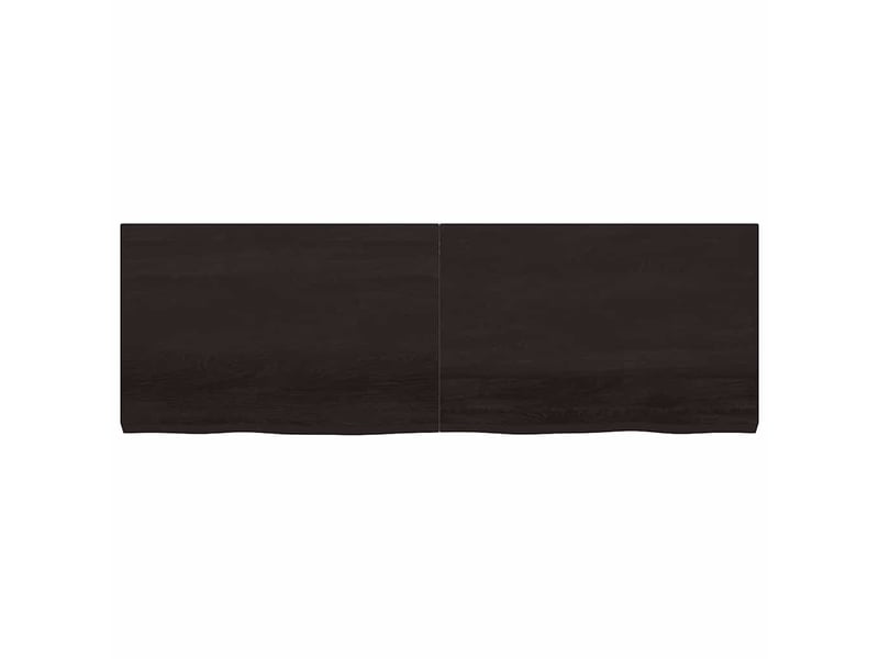  Comptoir de salle de bain, plan de travail marron foncé bois massif traité cf65880  - Conforama D