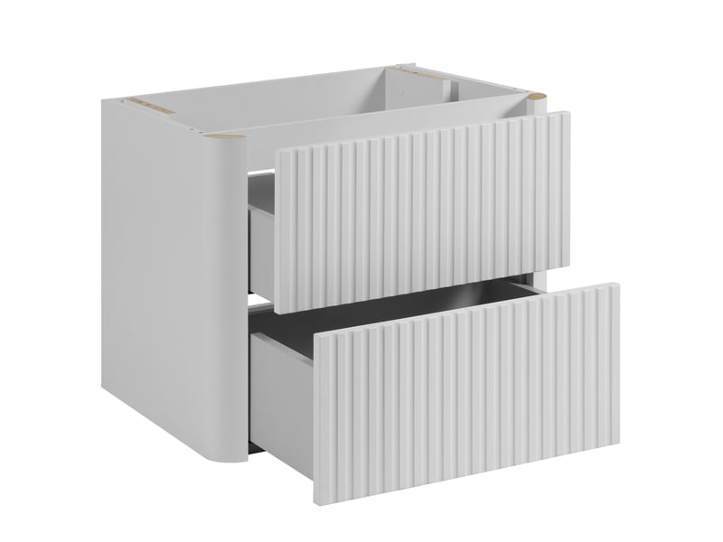  Meuble sous vasque suspendu linea 60 cm blanc  - Conforama E