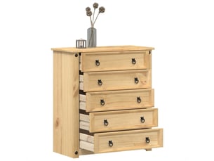 Commode 1 tiroir(s) <strong></strong> <strong></strong> coloris marron largeur 80 cm