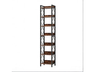 Bibliotheque coloris  bicolore 7 étagère(s) <strong>DESMIU</strong> <strong></strong> - 34 cm x 200 cm