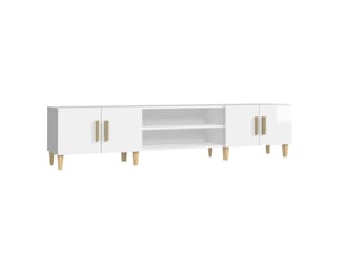 Meuble tv coloris blanc 180 cm <strong></strong>  <strong></strong>