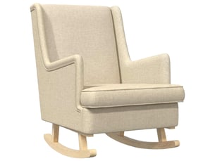 Fauteuil convertible VIDAXL Tissu beige