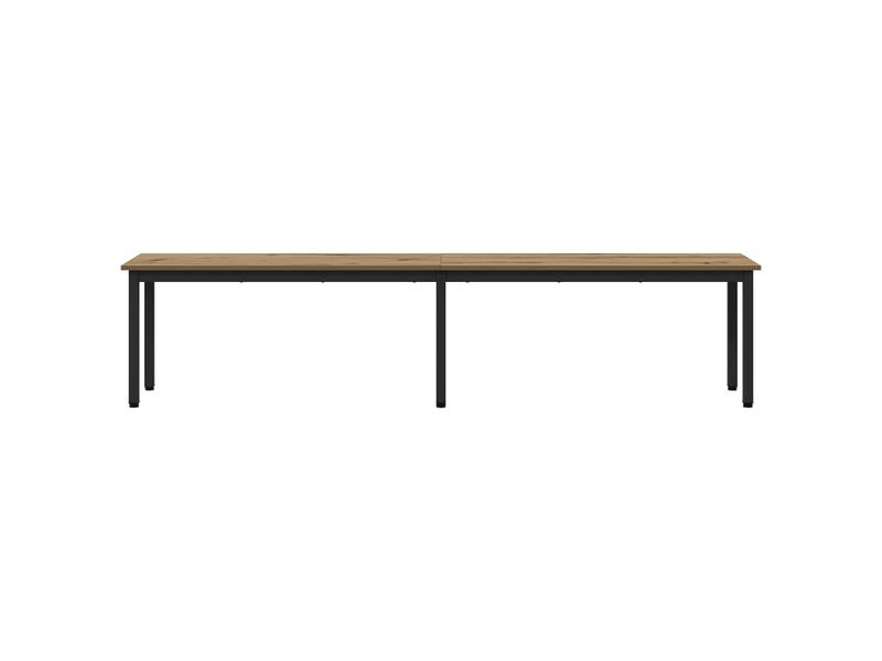  Banc d'entrée, banc d'intérieur chêne artisan 200x35x45 cm bois d'ingénierie  - Conforama E