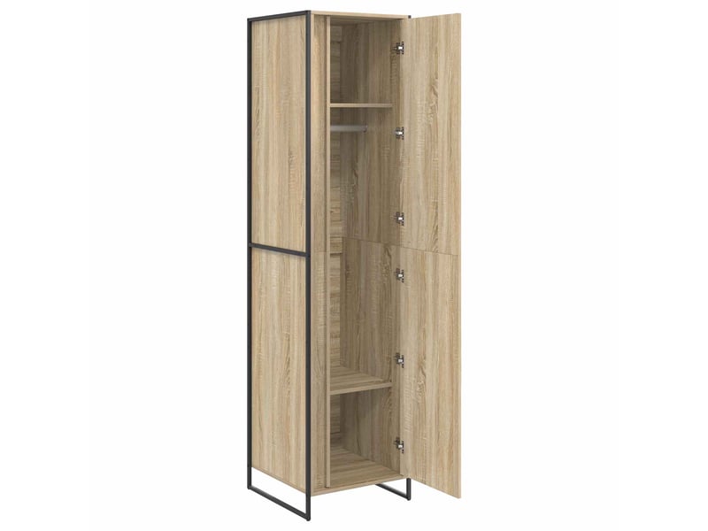  Garde-robe, armoire de rangement sonoma 50x50x200 cm bois d'ingénierie  - Conforama D