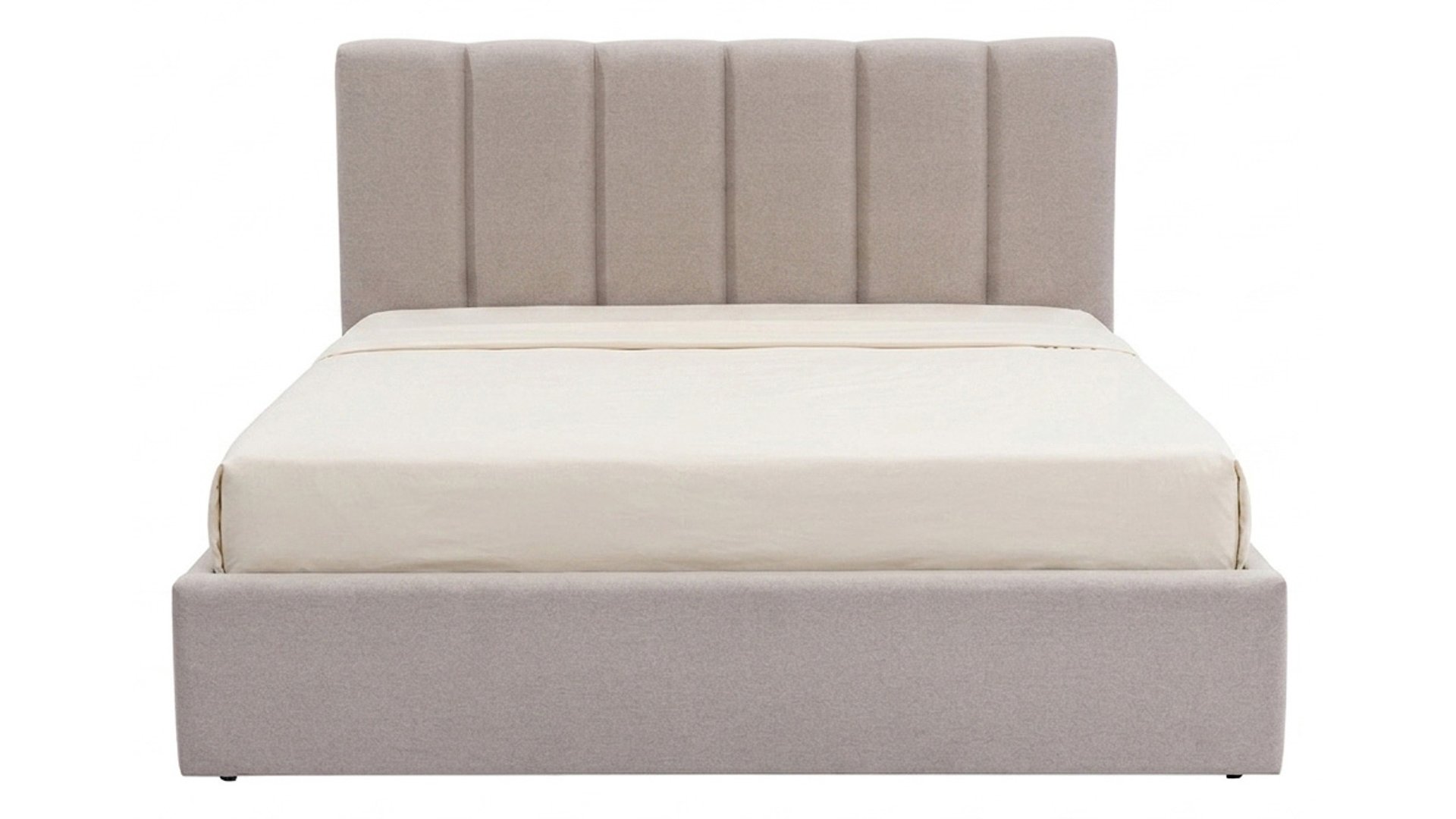 Lit adulte 160x200 cm ORICE beige 106 Conforama