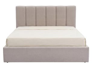 Lit coffre 160x200 cm   ORICE coloris BEIGE LIN